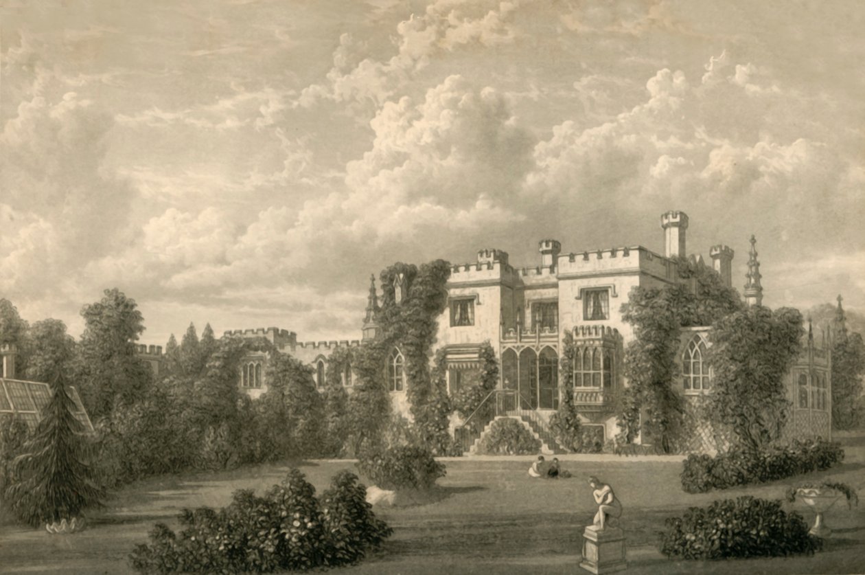 Saxonbury Lodge, 1835. de William Westall