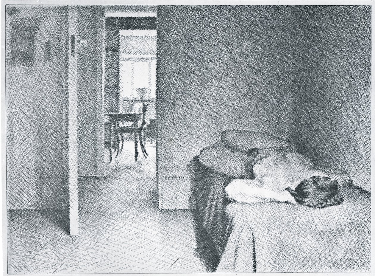Interior com nude de William Wilkins