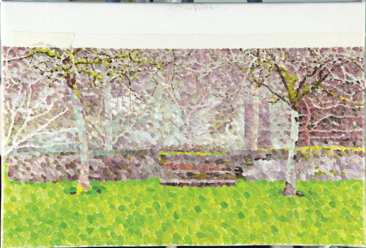 Pomar no inverno de 2014 (óleo sobre tela) de William Wilkins