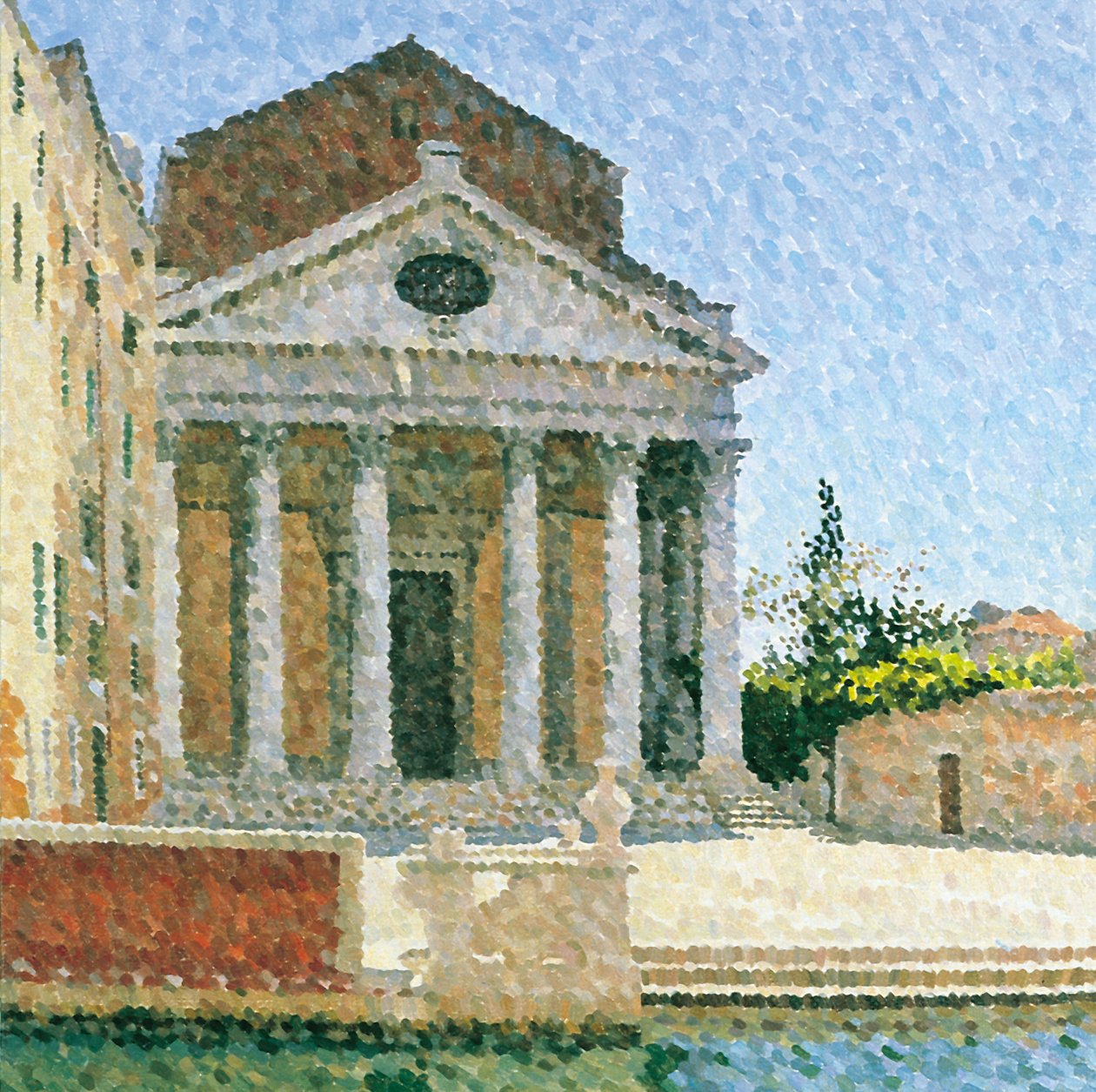 San Nicola dei Tolentini, Veneza, 2001 (óleo sobre tela) de William Wilkins