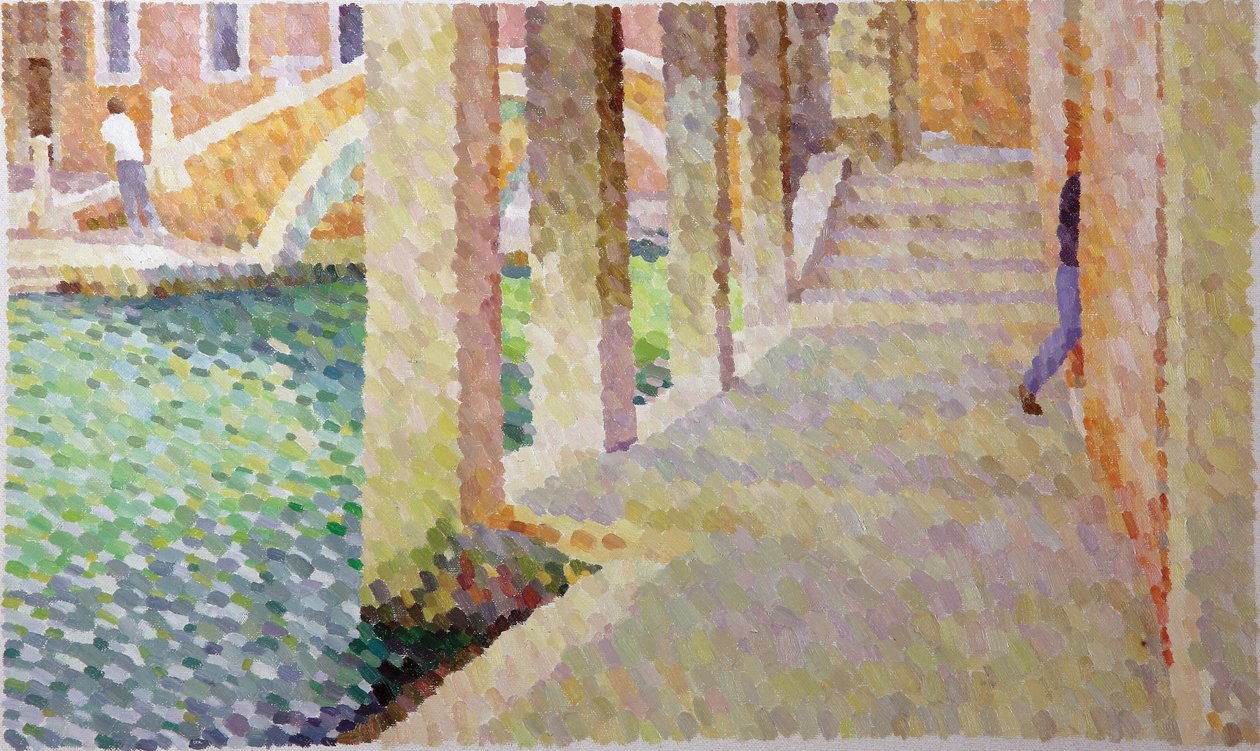 Sotoportego del Traghetto, 2011 (óleo sobre tela) de William Wilkins