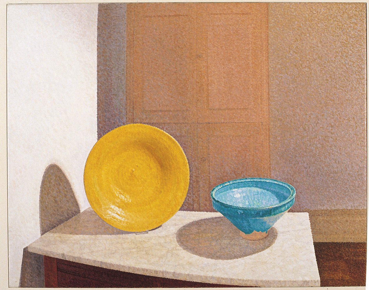 Natureza morta: mesa com tampo de mármore de William Wilkins
