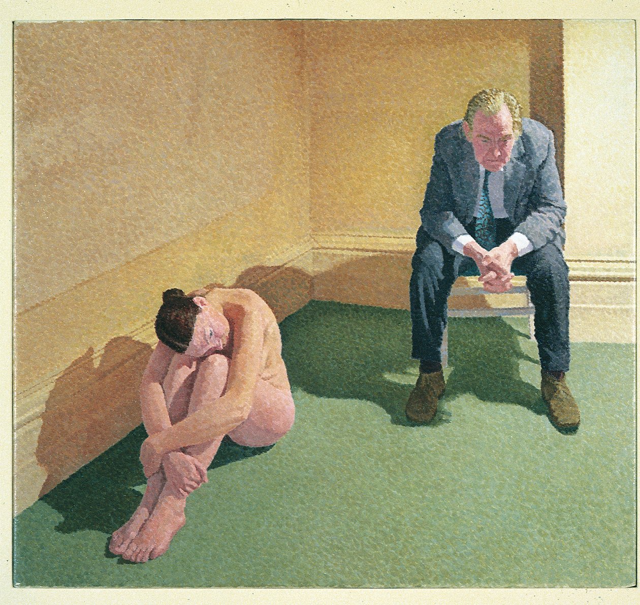 Duas figuras no canto de uma sala de William Wilkins