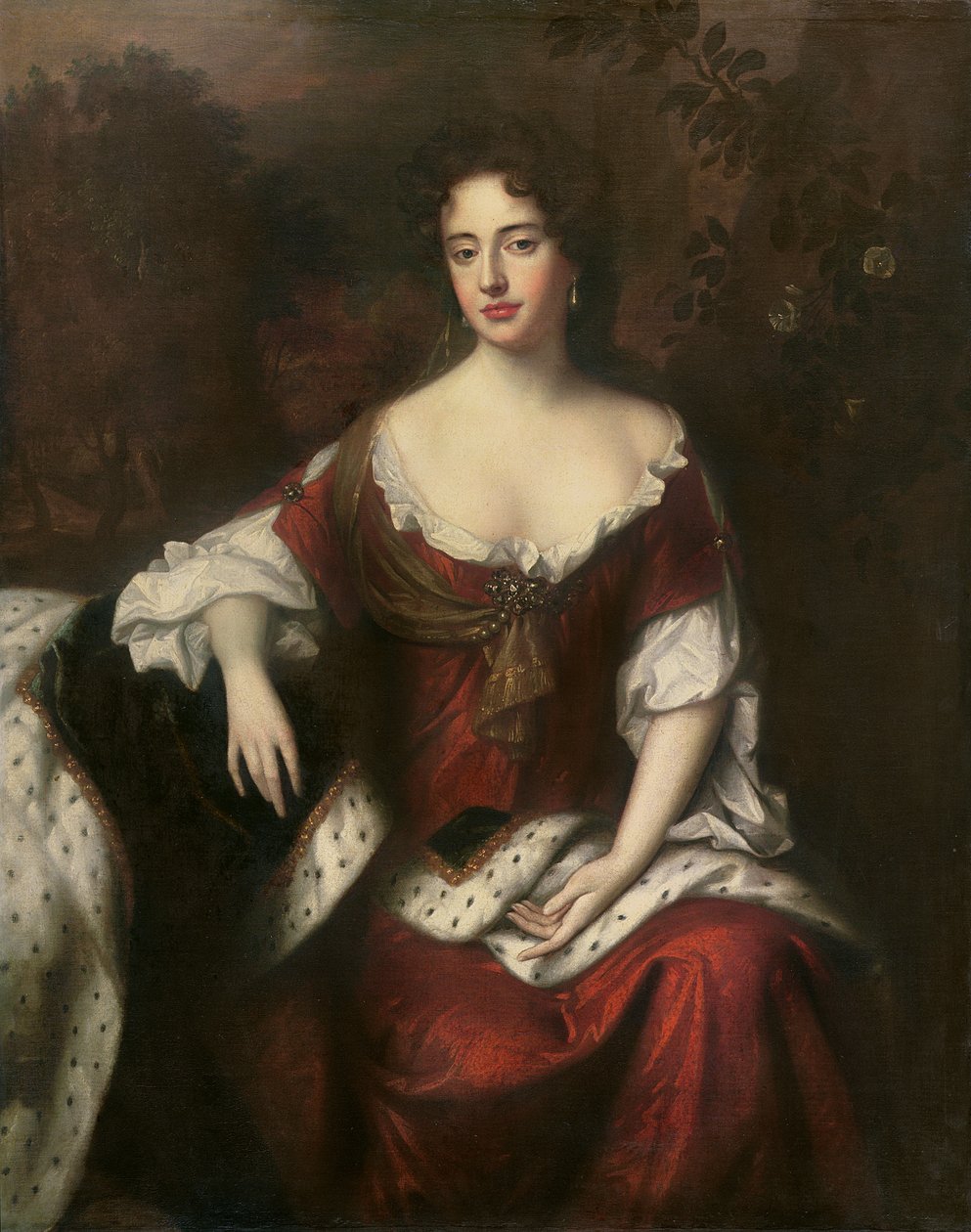 Retrato de Anne, rainha da Grã-Bretanha e Irlanda de William Wissing or Wissmig