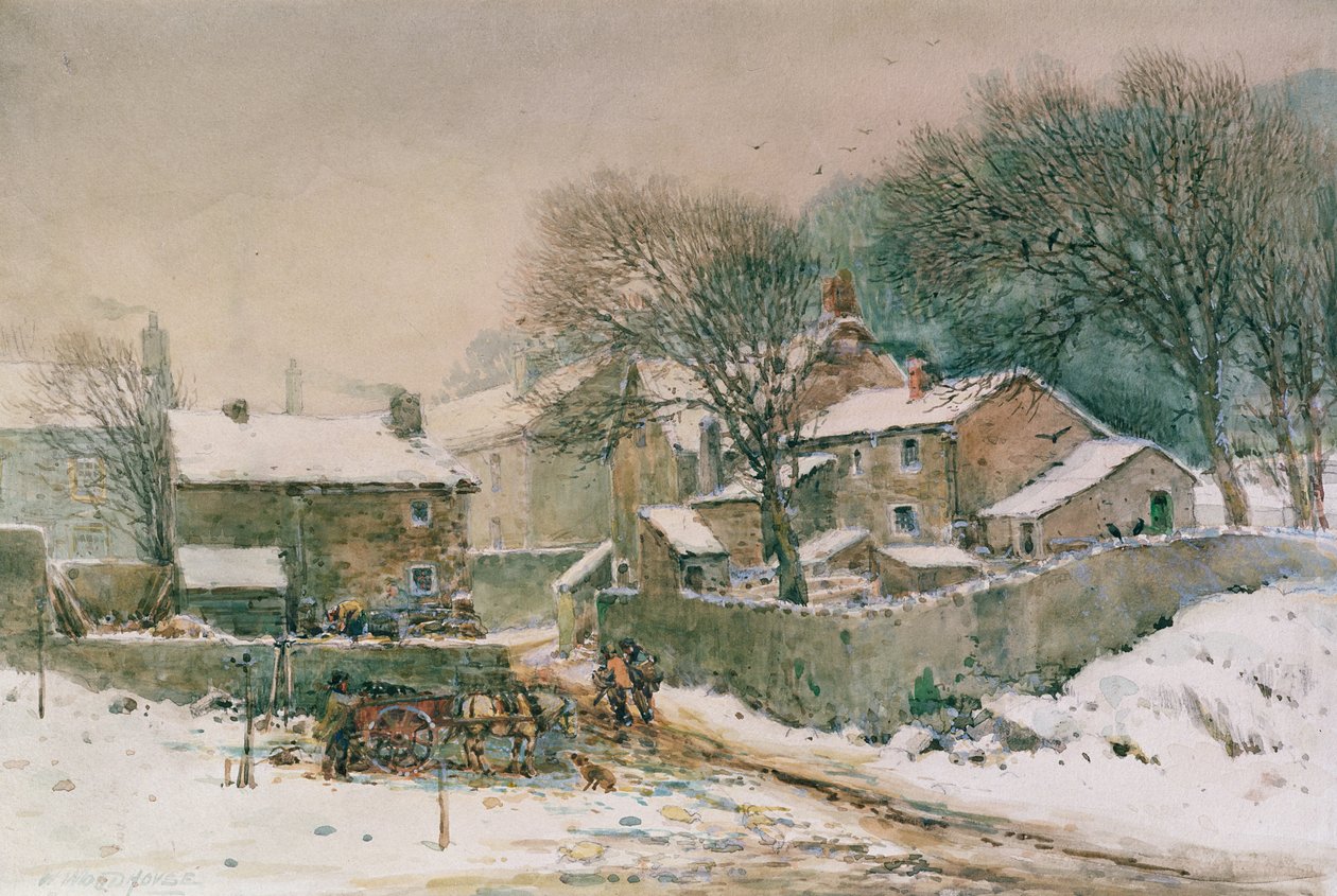 Heysham no inverno de William Woodhouse