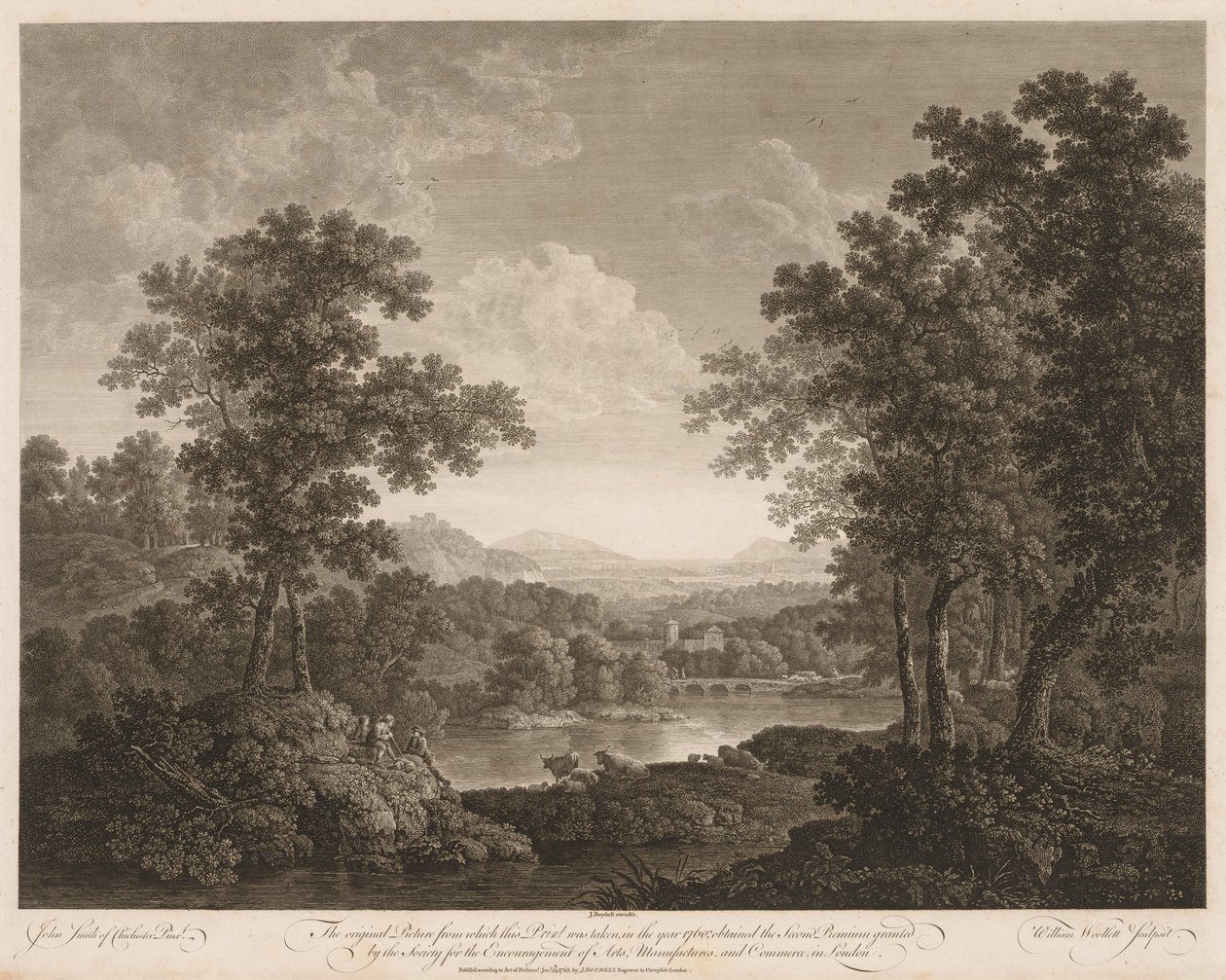 Paisagem de William Woollett