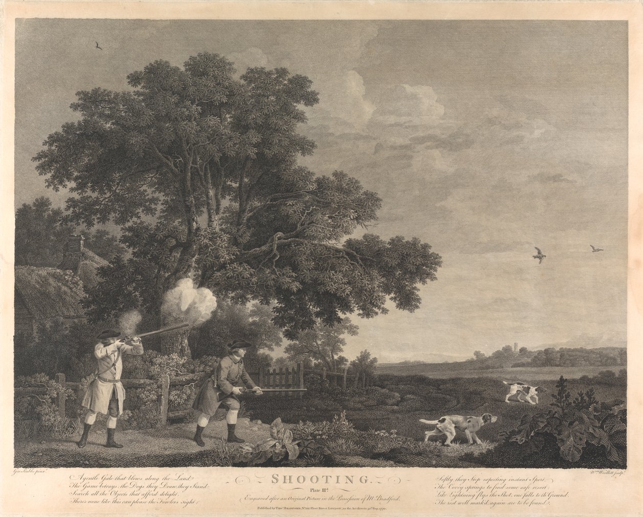 Tiroteio, Placa III de William Woollett