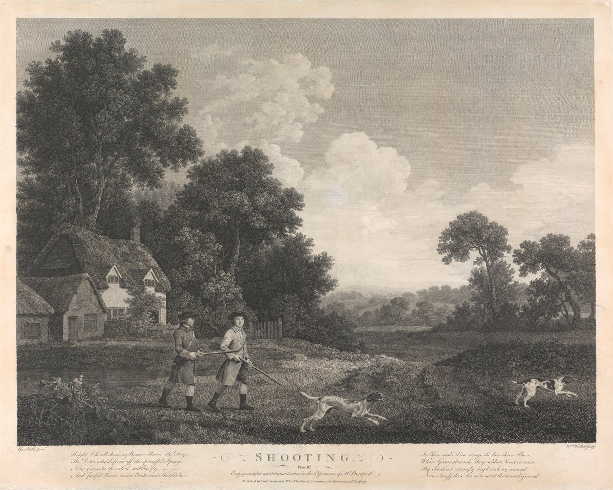 Tiroteio, Placa II de William Woollett