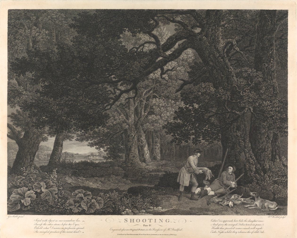 Tiroteio, Placa IV de William Woollett