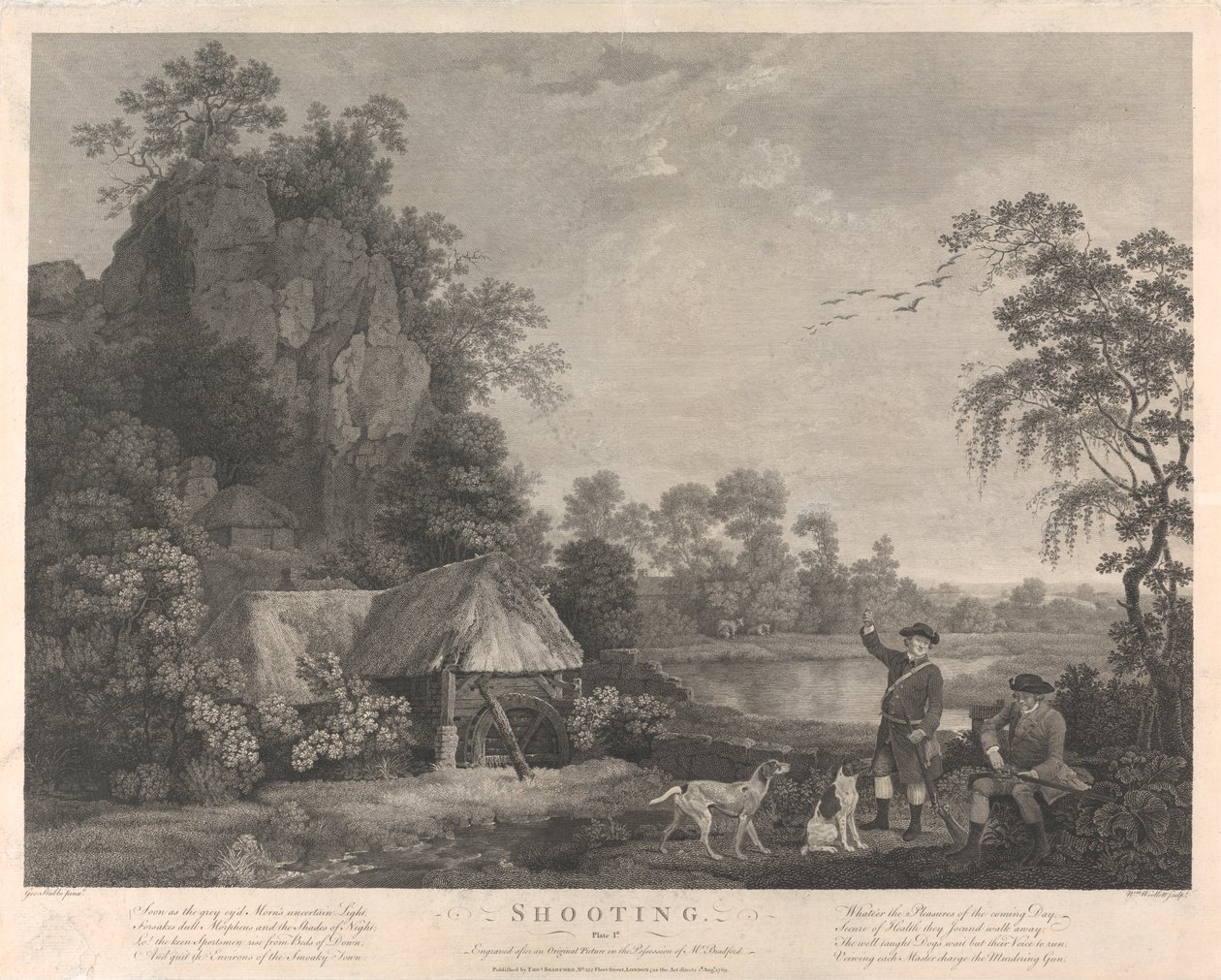 Tiroteio, Placa I de William Woollett