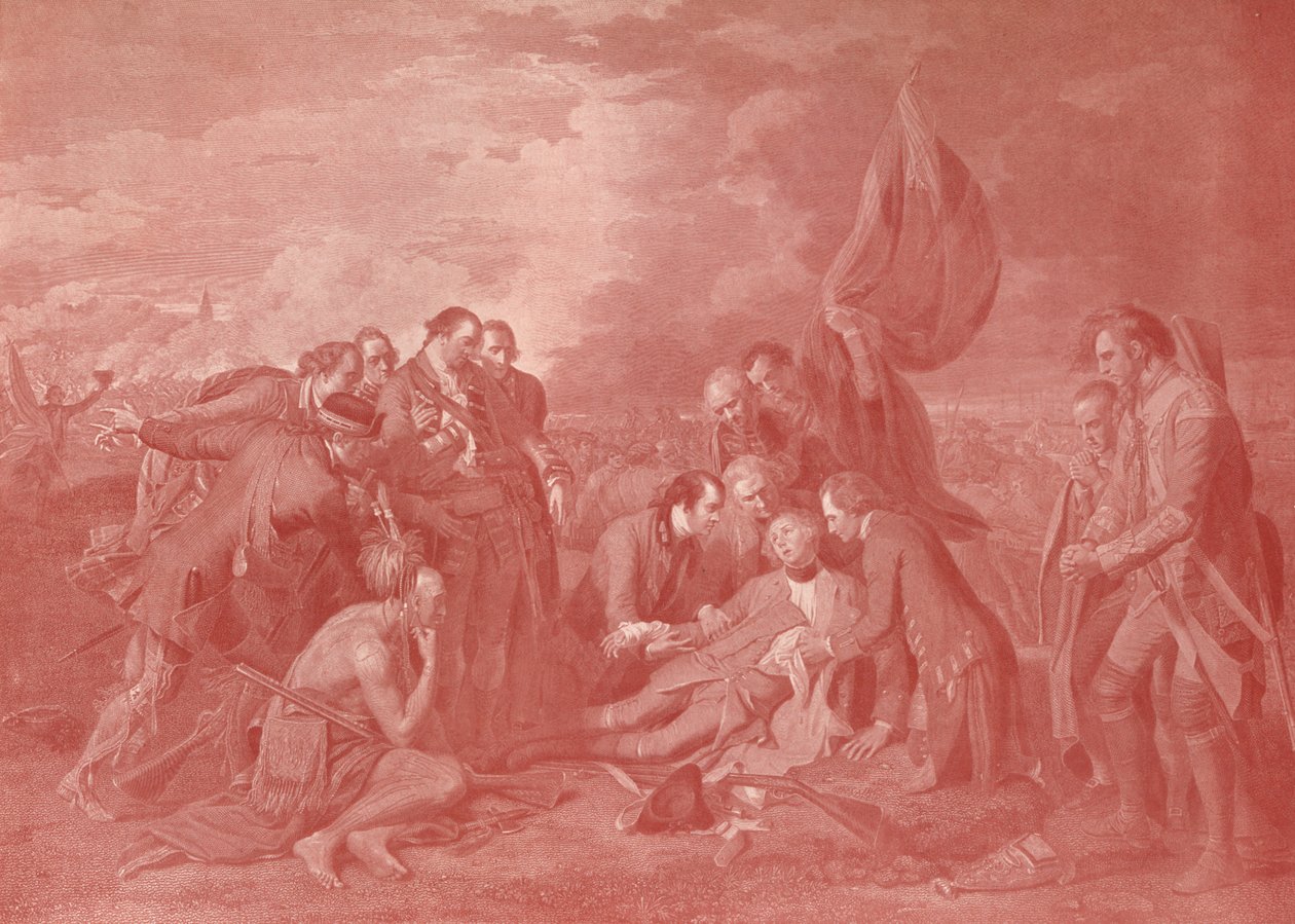 A morte do general Wolfe, c1776 1909 de William Woollett