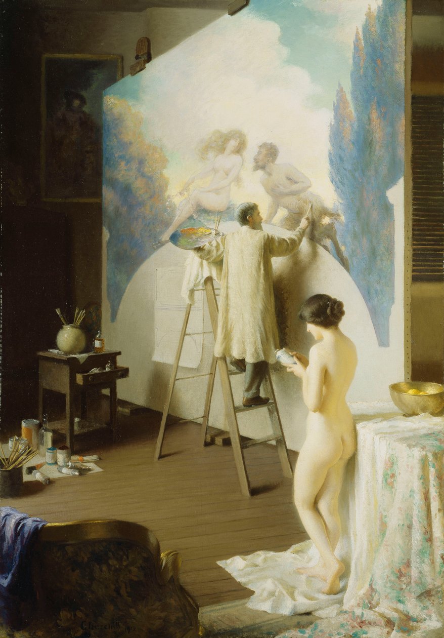 O pintor, 1913 de William Worcester Churchill