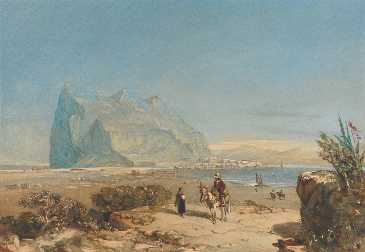 Vista de Gibraltar de William Wyld