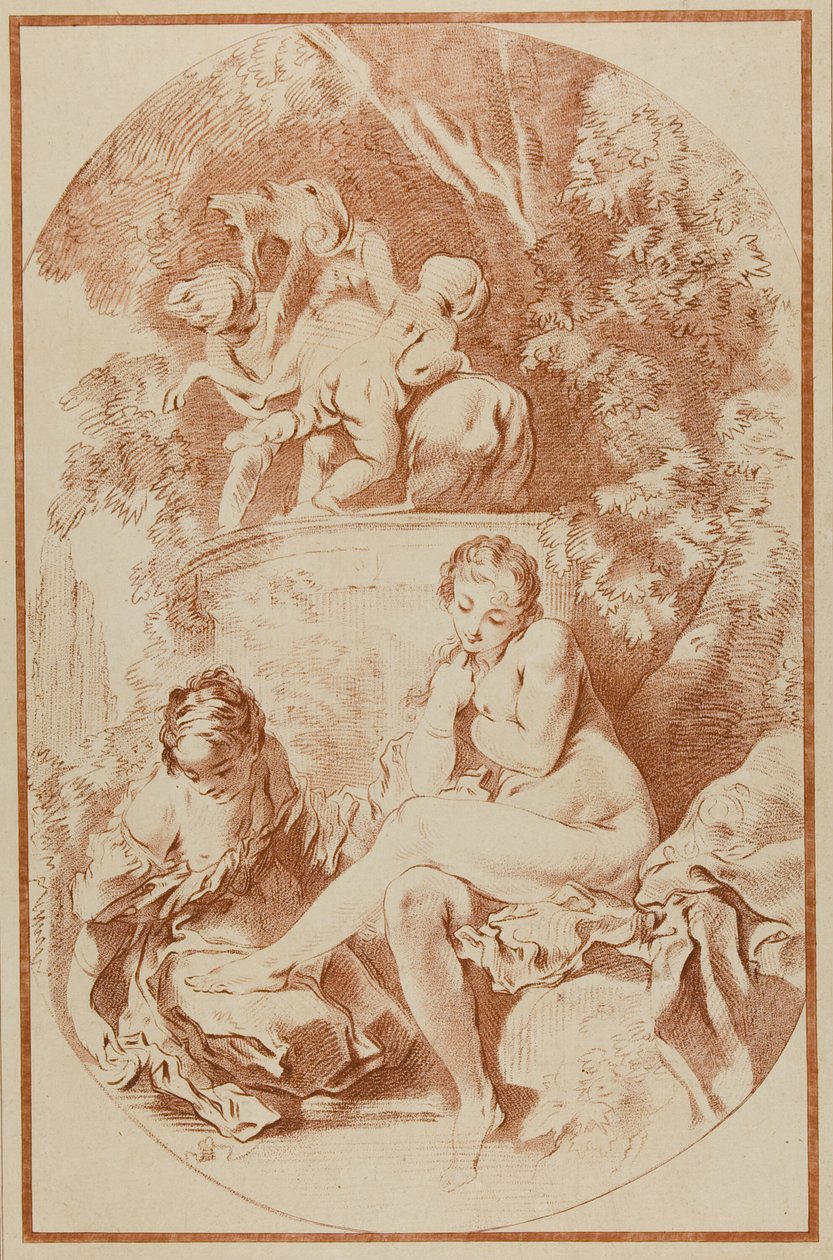 Bathsheba, de Uma coleção de gravuras em imitação de desenhos de William Wynne Ryland