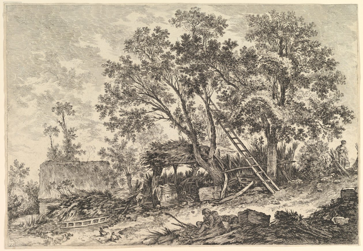 2nd. Vista de Fronville 2ª Vista de Fronville, século XVIII. de William Wynne Ryland
