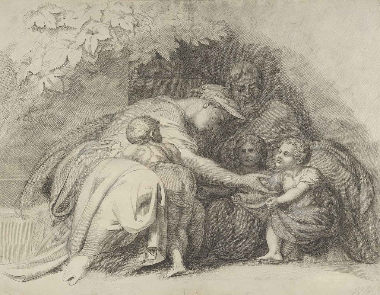 Anche a me, Madre mia! Eu também, Madre mia!, 1828. de William Young Ottley