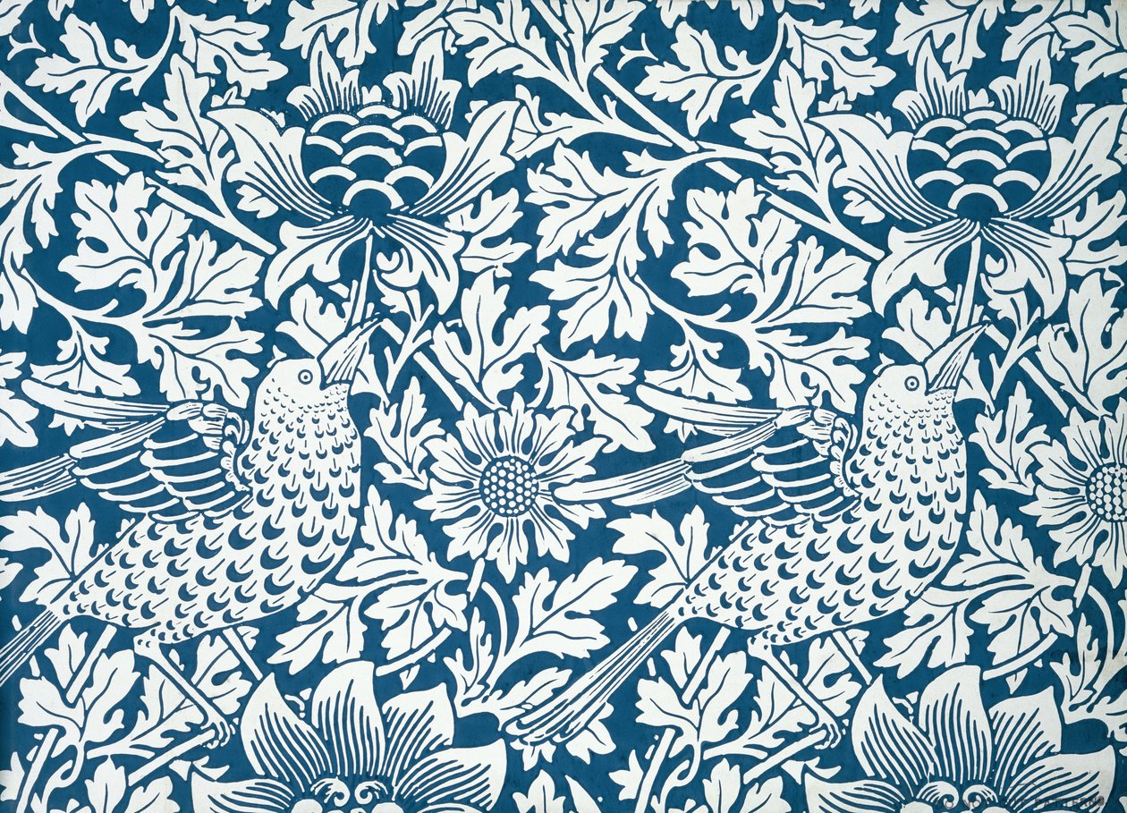Livro de amostra de papel de parede, antes de 1917 (impressão) de William and Company Morris