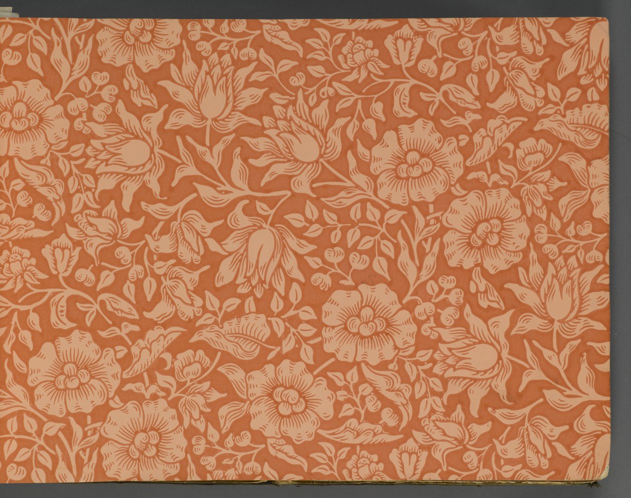 Livro de amostra de papel de parede, antes de 1917 (impressão) de William and Company Morris