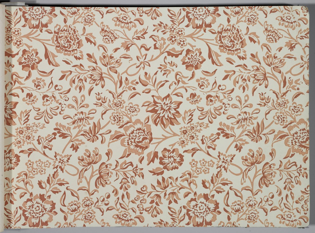 Livro de amostra de papel de parede, antes de 1917 (impressão) de William and Company Morris