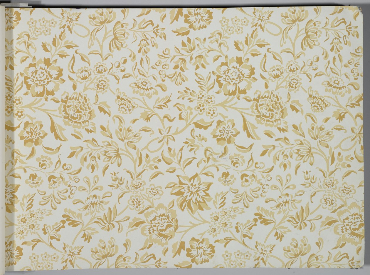 Livro de amostra de papel de parede, antes de 1917 (impressão) de William and Company Morris