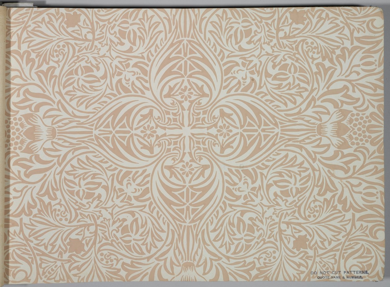 Livro de amostra de papel de parede, antes de 1917 (impressão) de William and Company Morris