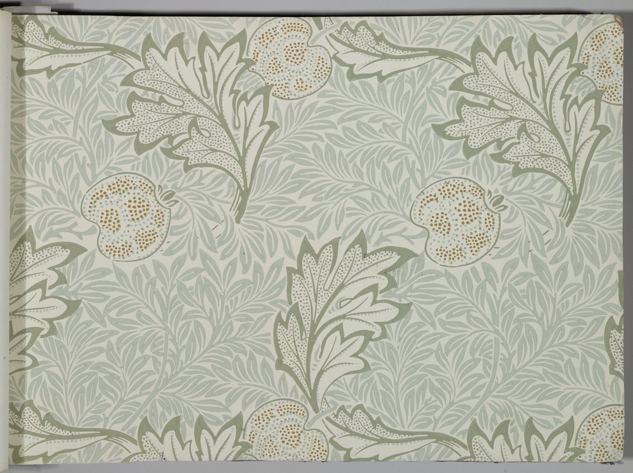 Livro de amostra de papel de parede, antes de 1917 (impressão) de William and Company Morris