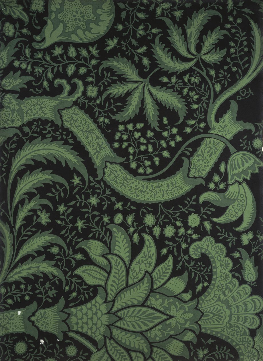 Livro de amostra de papel de parede, antes de 1917 (impressão) de William and Company Morris