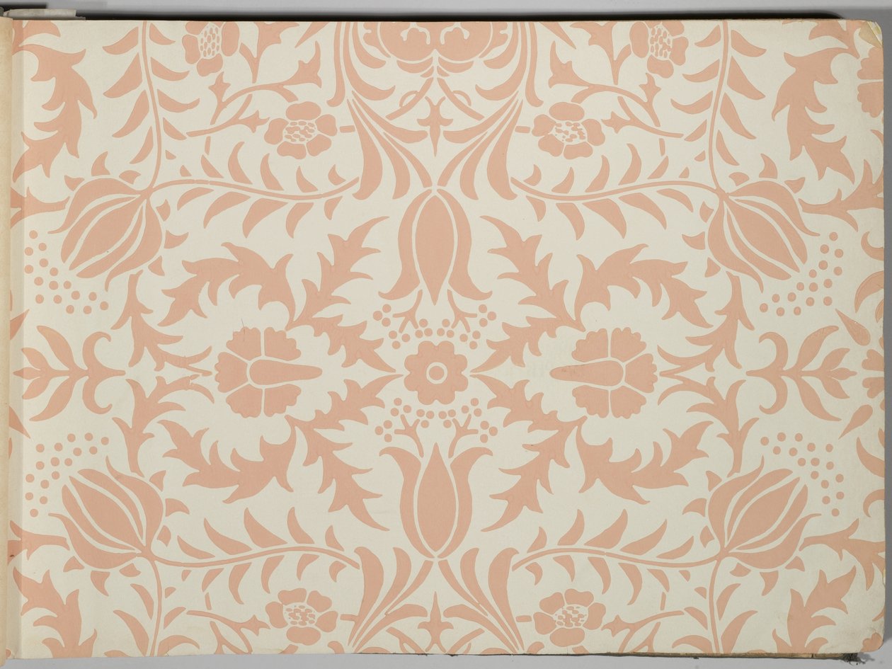 Livro de amostra de papel de parede, antes de 1917 (impressão) de William and Company Morris