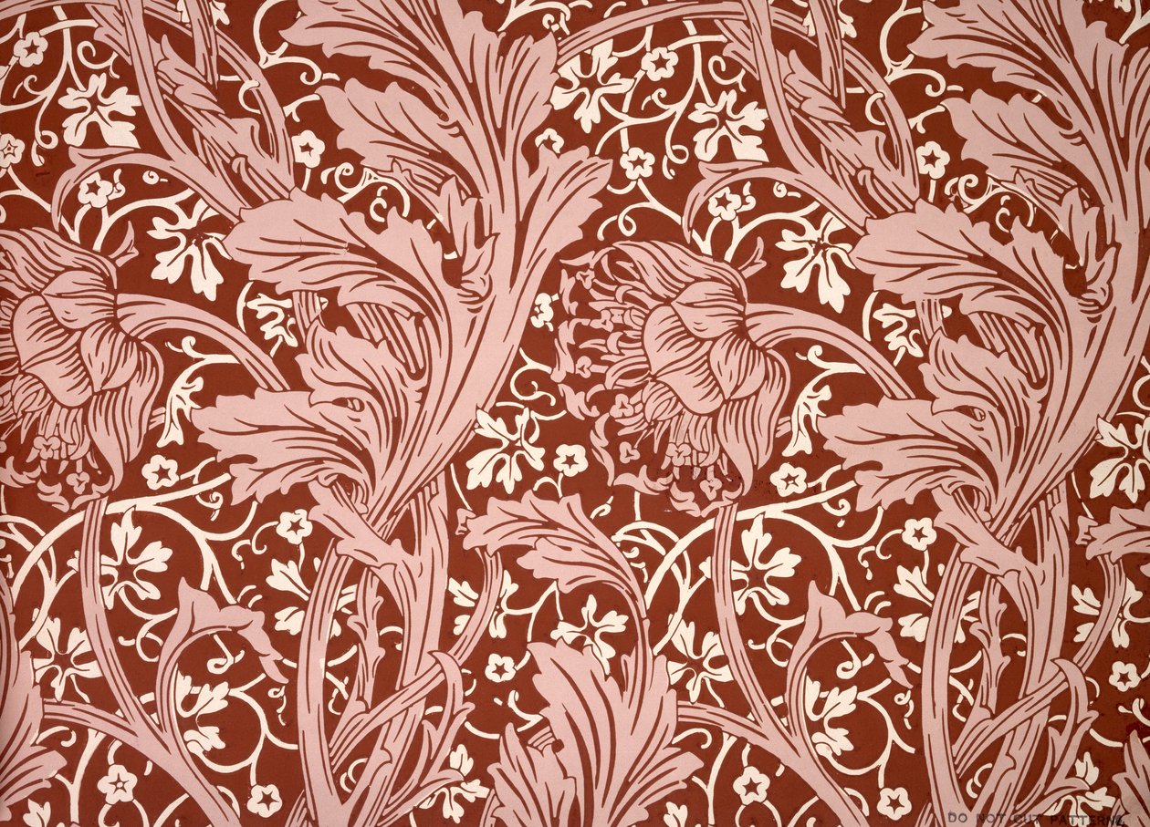 Livro de amostra de papel de parede, antes de 1917 (impressão) de William and Company Morris