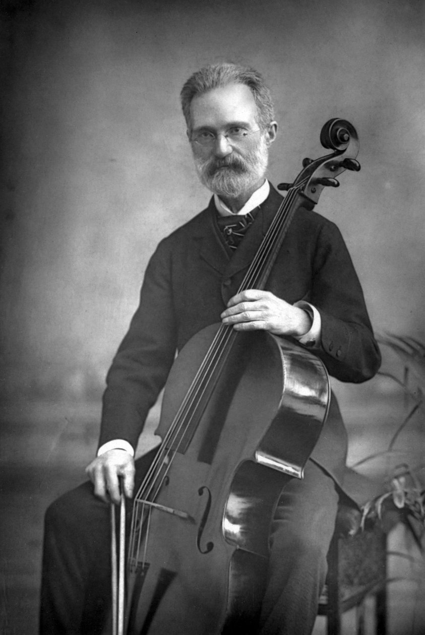 Carlo Alfredo Piatti 1822-1901, violoncelista italiano, 1890. de William and Daniel Downey