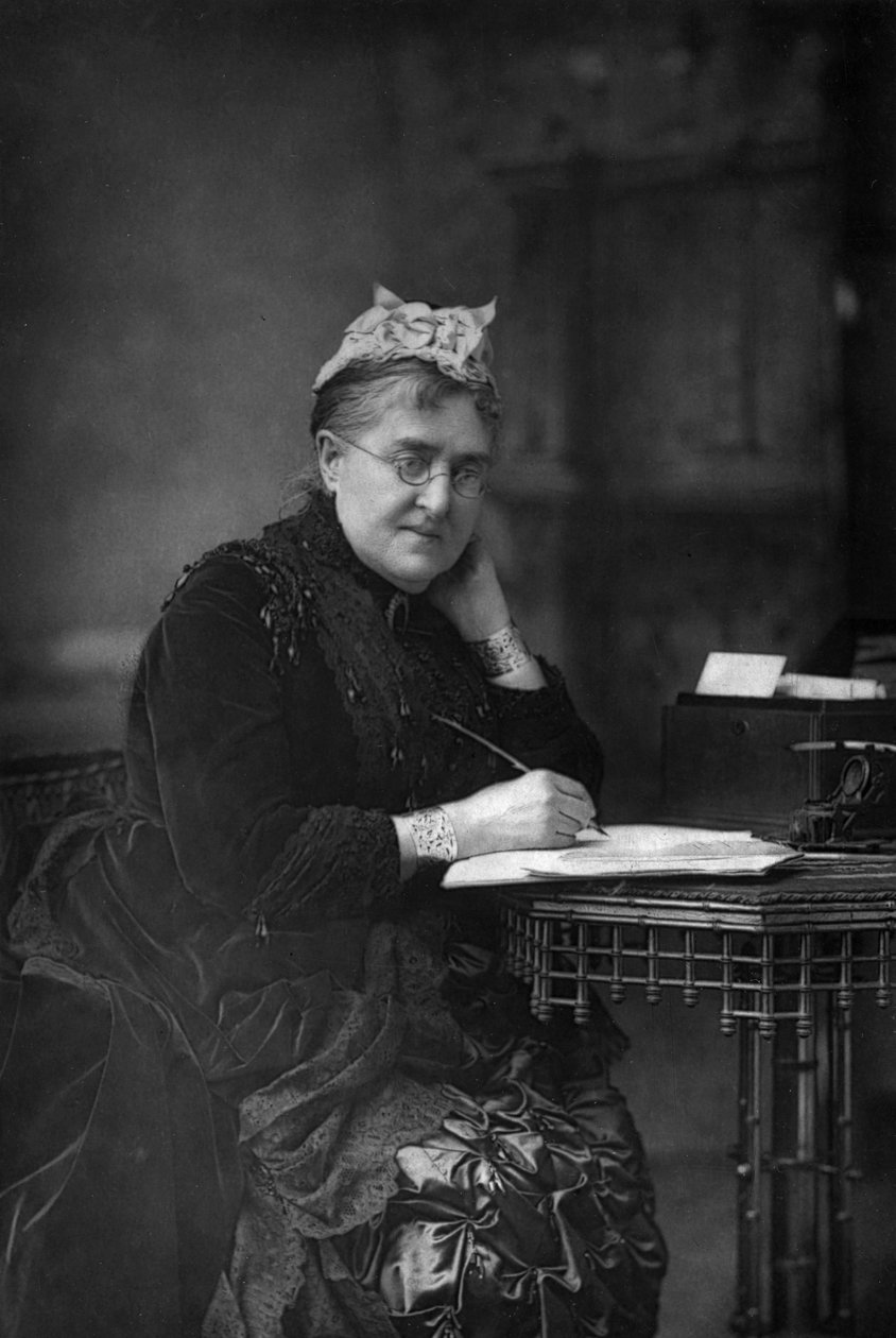 Eliza Lynn Linton 1822-1898, romancista, ensaísta e jornalista britânica, 1890. de William and Daniel Downey