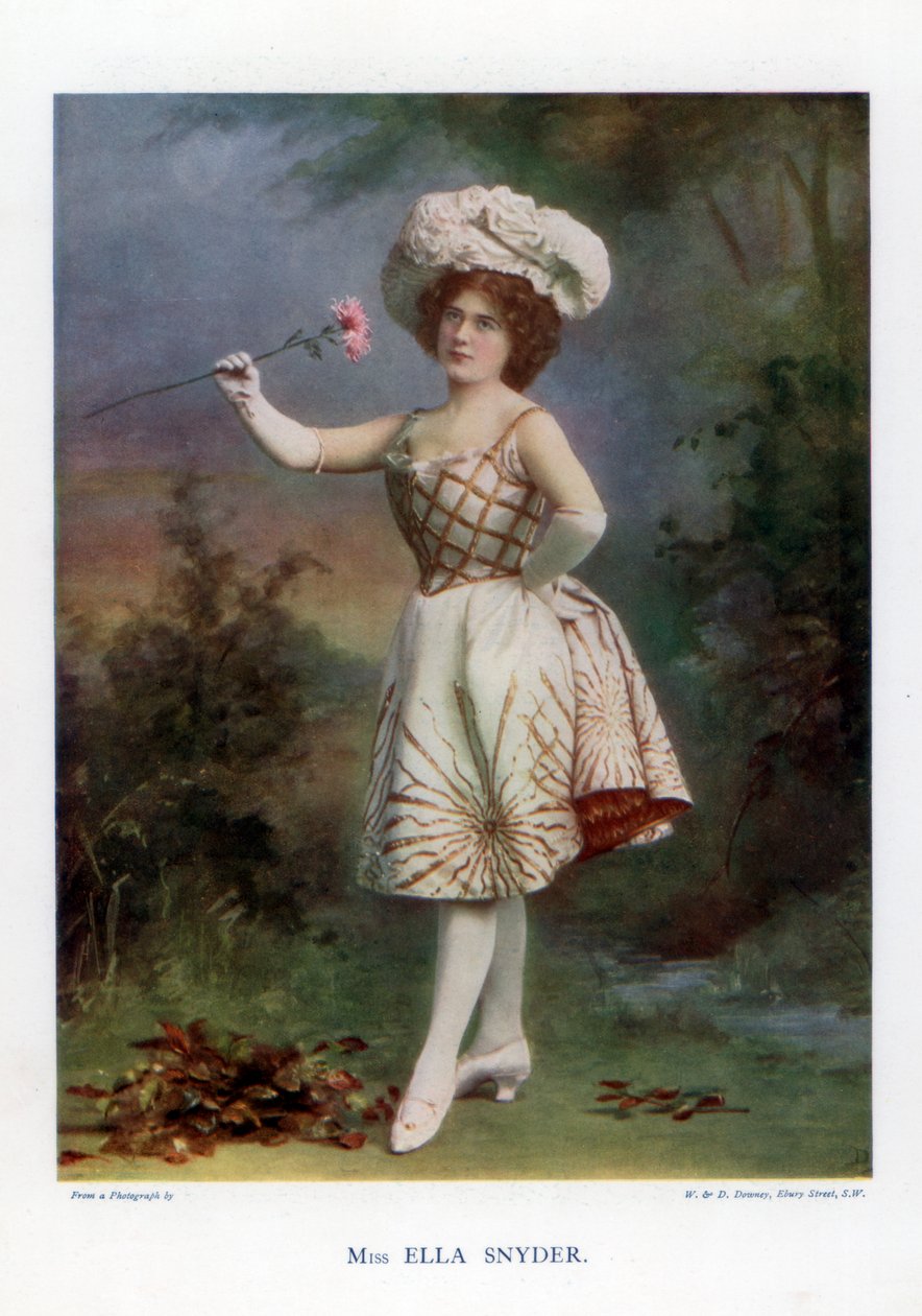 Ella Snyder, atriz, 1901. de William and Daniel Downey