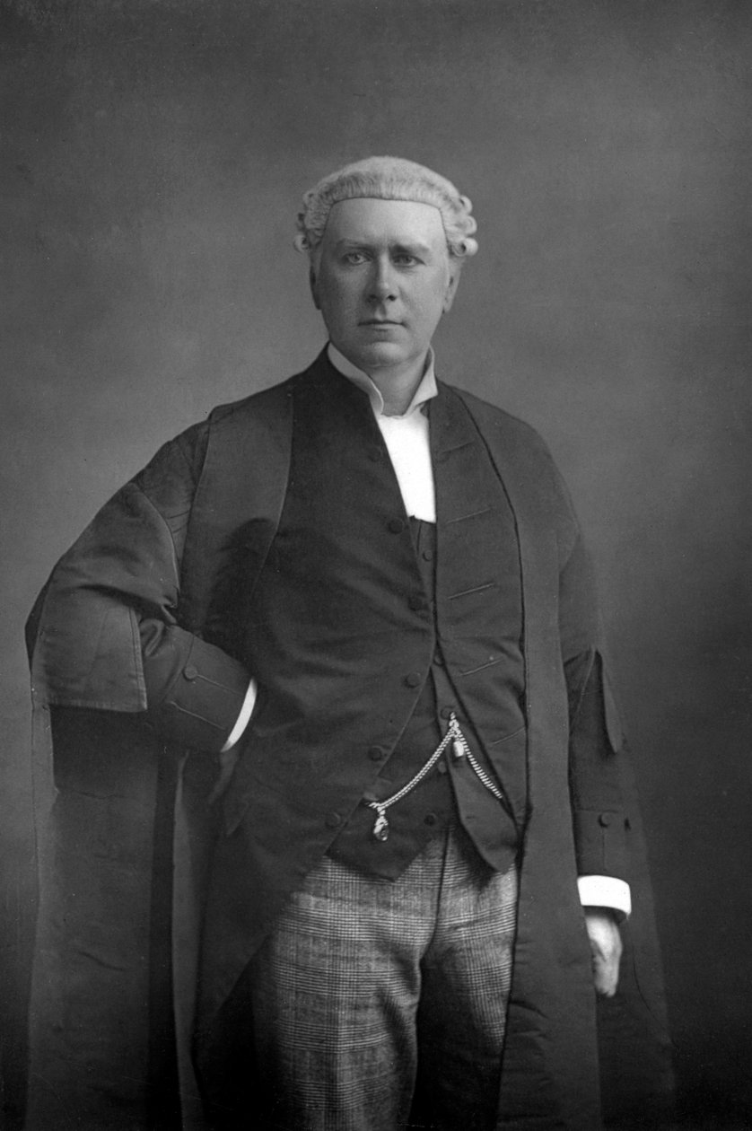 Frank Lockwood 1846-1897, advogado e político inglês, 1890. de William and Daniel Downey