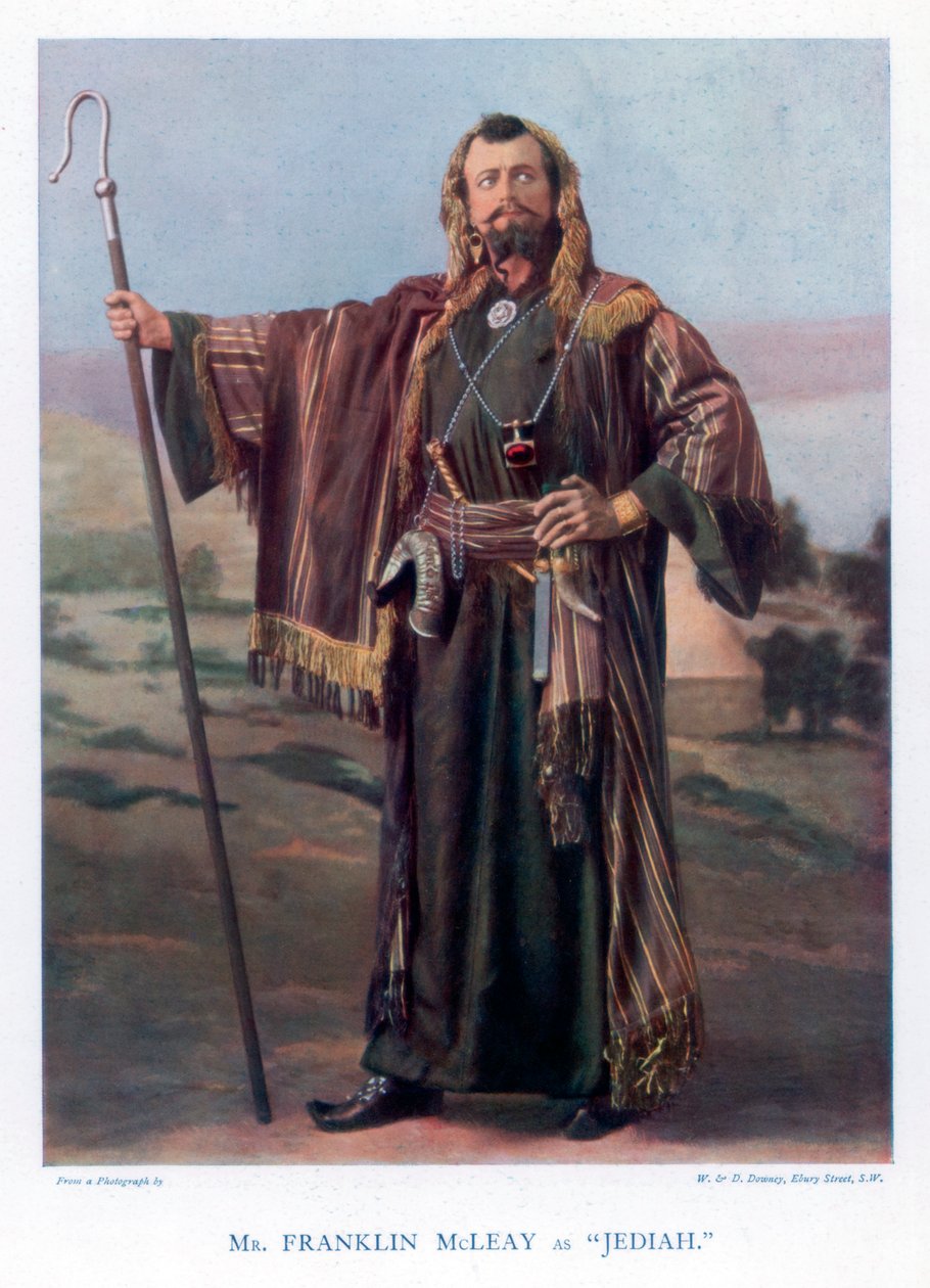 Franklin McLeay, ator canadense, 1901. de William and Daniel Downey