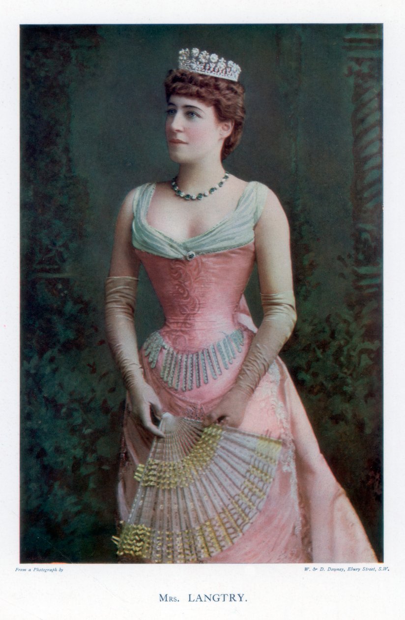 Lillie Langtry, atriz britânica, 1901. de William and Daniel Downey