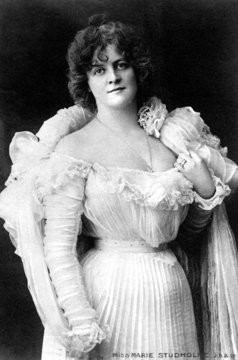 Marie Studholme 1875-1930, atriz inglesa, do século XX. de William and Daniel Downey