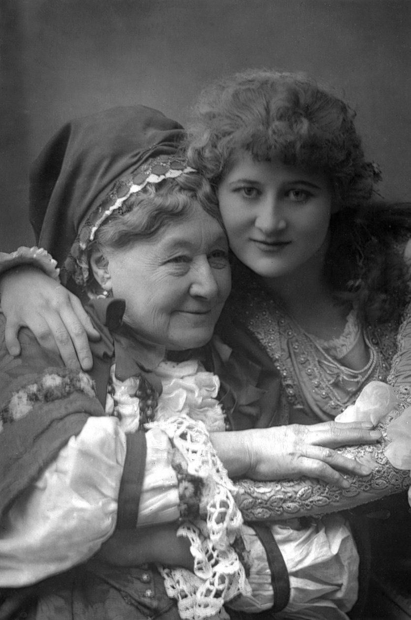 Mary Anderson 1859-1940, atriz americana e Sra. Stirling, 1890. de William and Daniel Downey