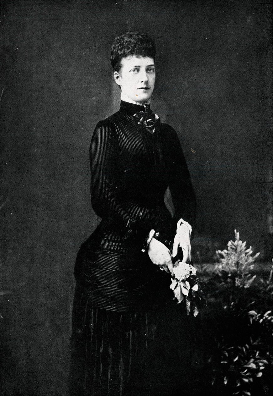 Rainha Alexandra no ano de seu casamento de prata, 1888 1911 de William and Daniel Downey