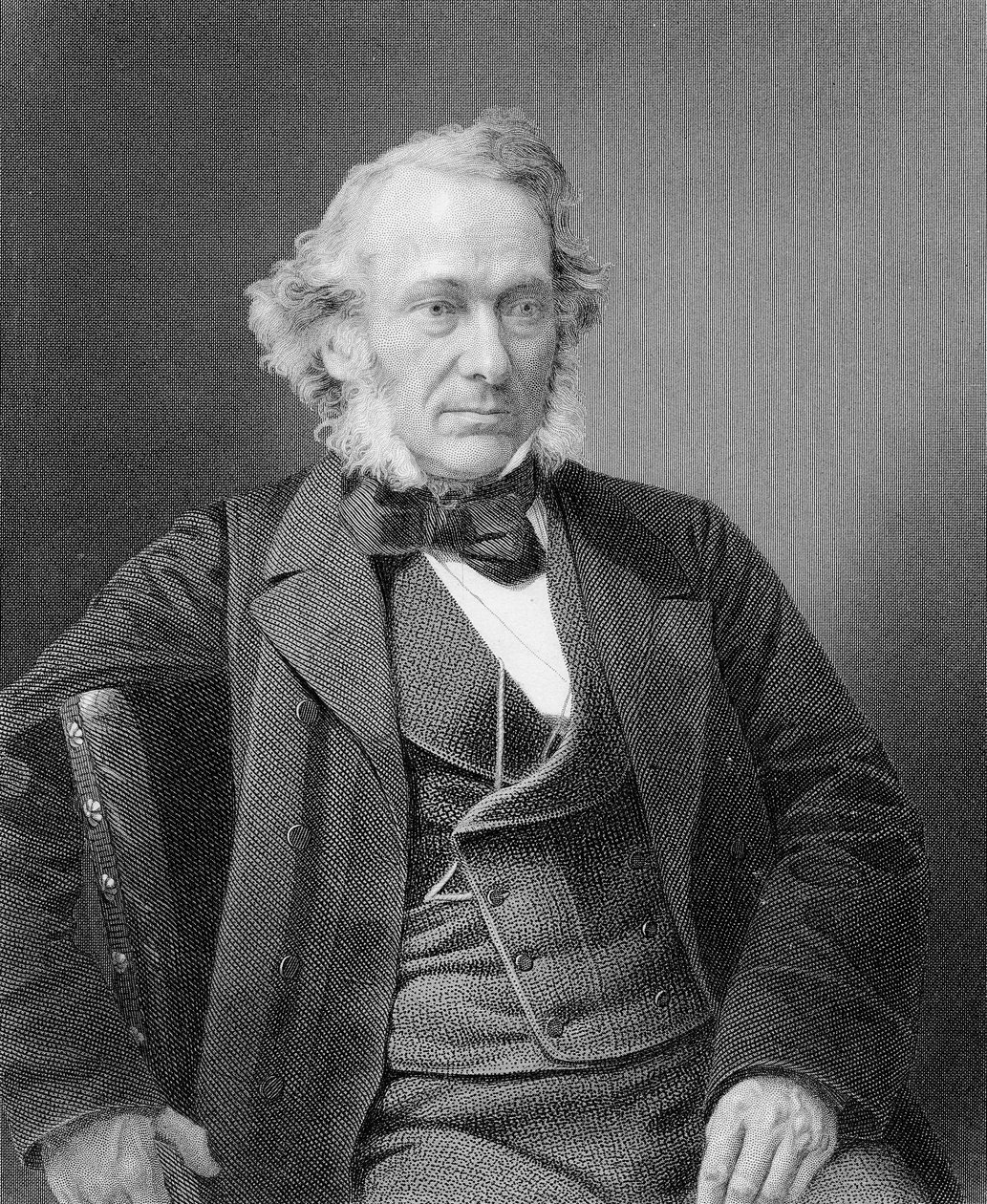 Richard Cobden, gravado por William Holl de uma fotografia, c.1860 de William and Daniel Downey
