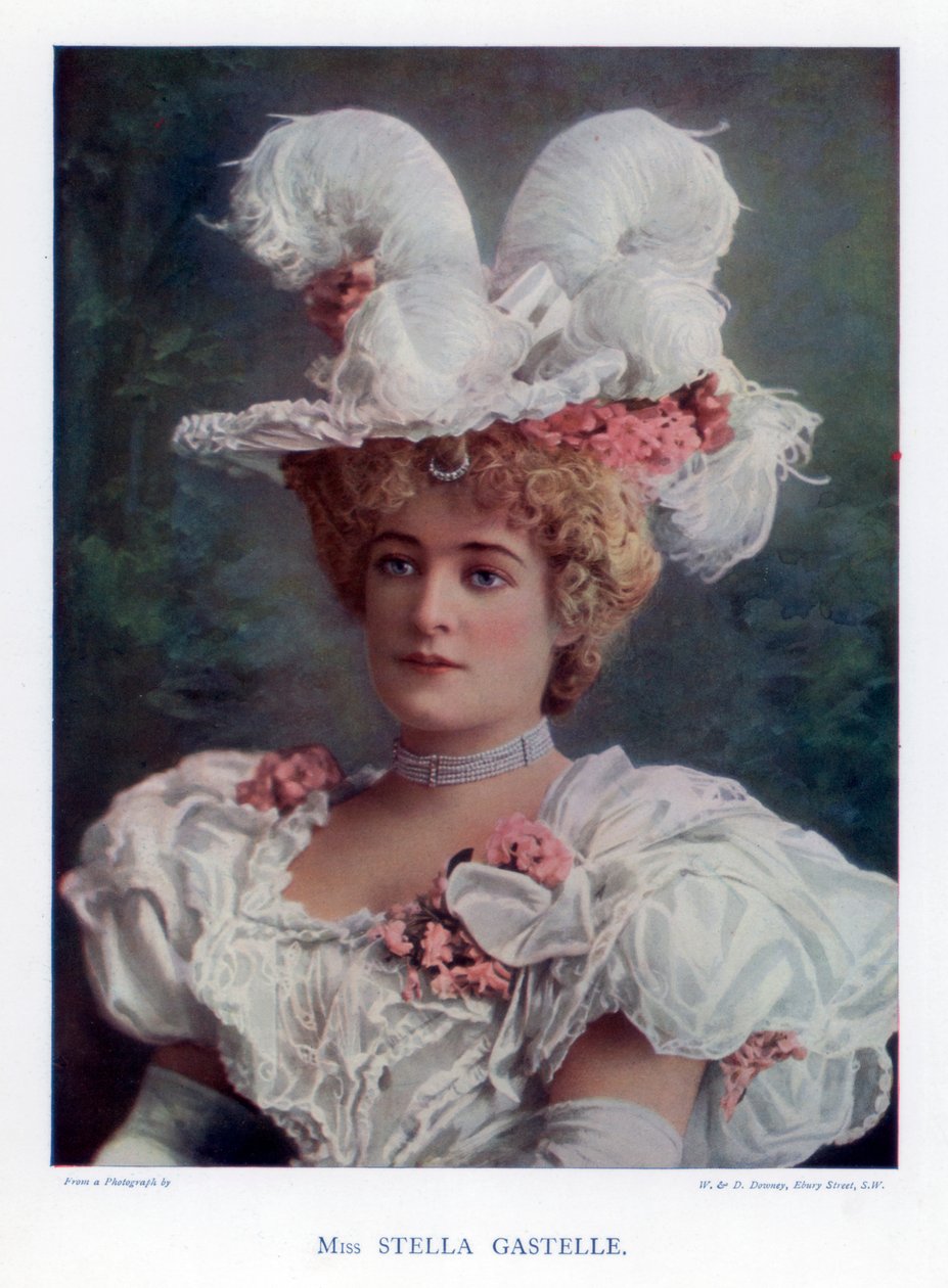 Stella Gastelle, atriz, 1901. de William and Daniel Downey