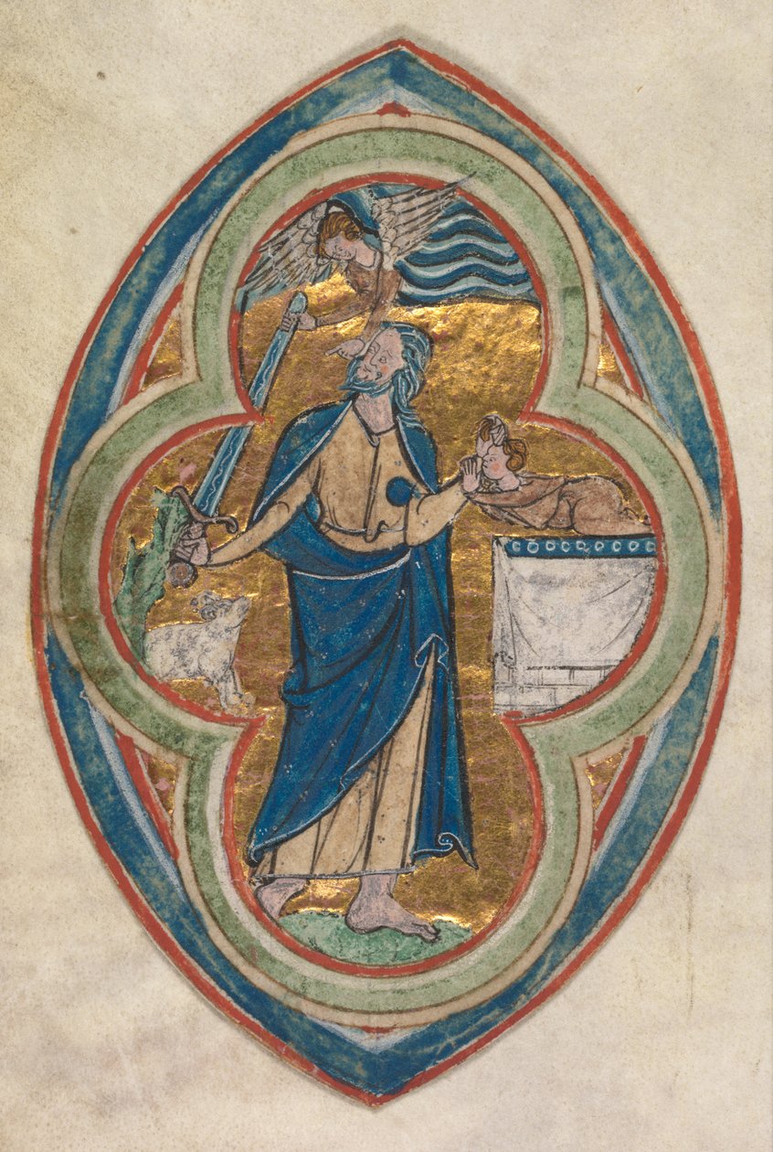 Miniatura retirada de um compêndio sobre a história da genealogia de Cristo..., 1200-1250. de William de Brailes
