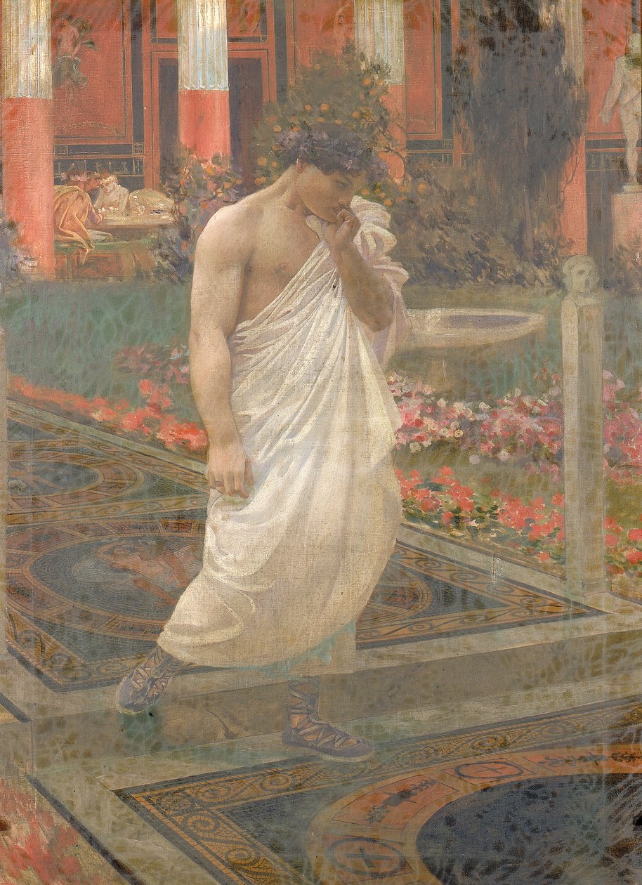 Meditação, 1897. de William de Leftwich Dodge