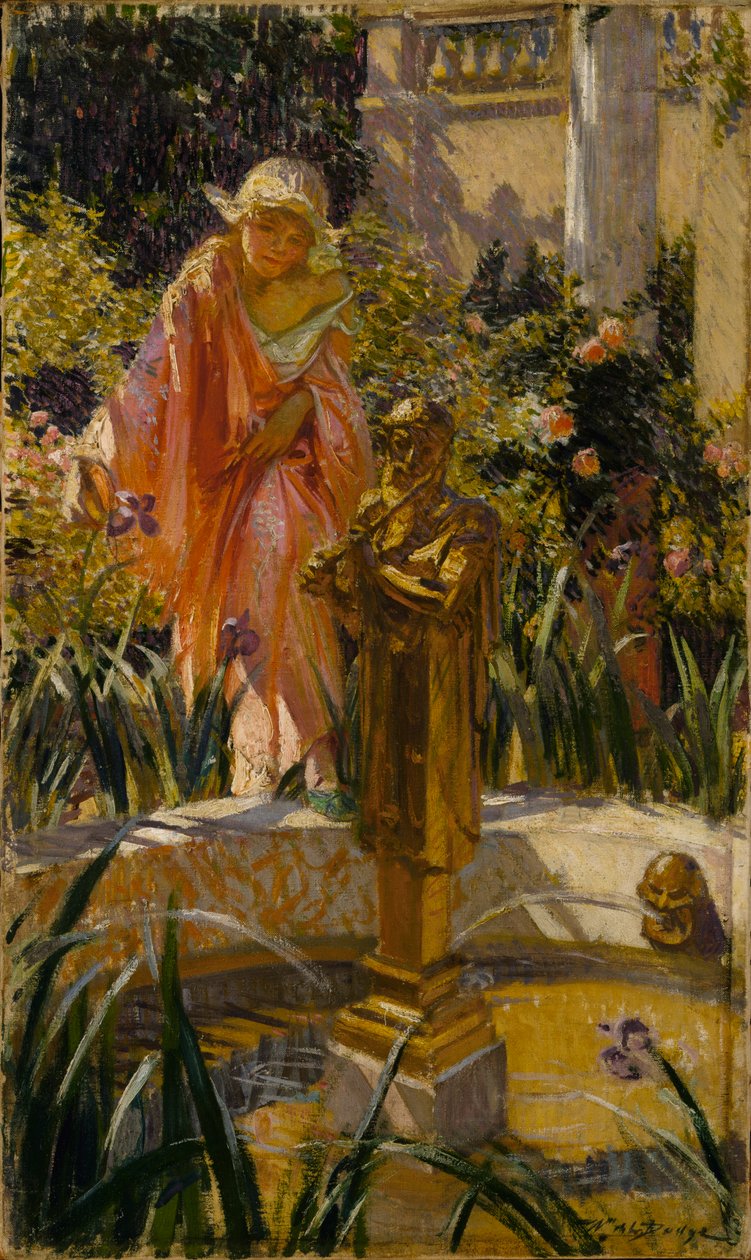 A pisar na Fonte, ca. 1916. de William de Leftwich Dodge