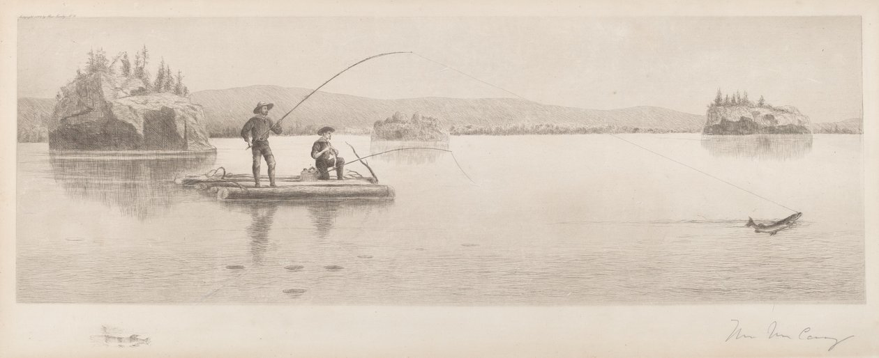 Sem título (pesca de jangada) de William de la Montagne Cary