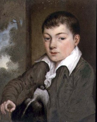David FitzHerbert, c.1817 (ardósia) de William the Elder Corden