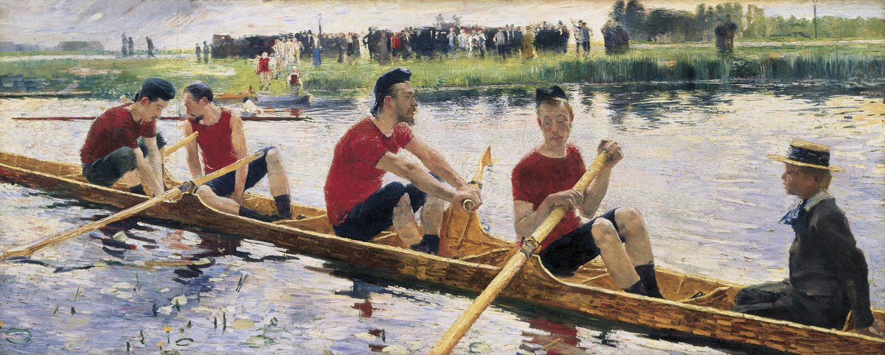 Os remadores (óleo sobre tela) de William van Strydonck