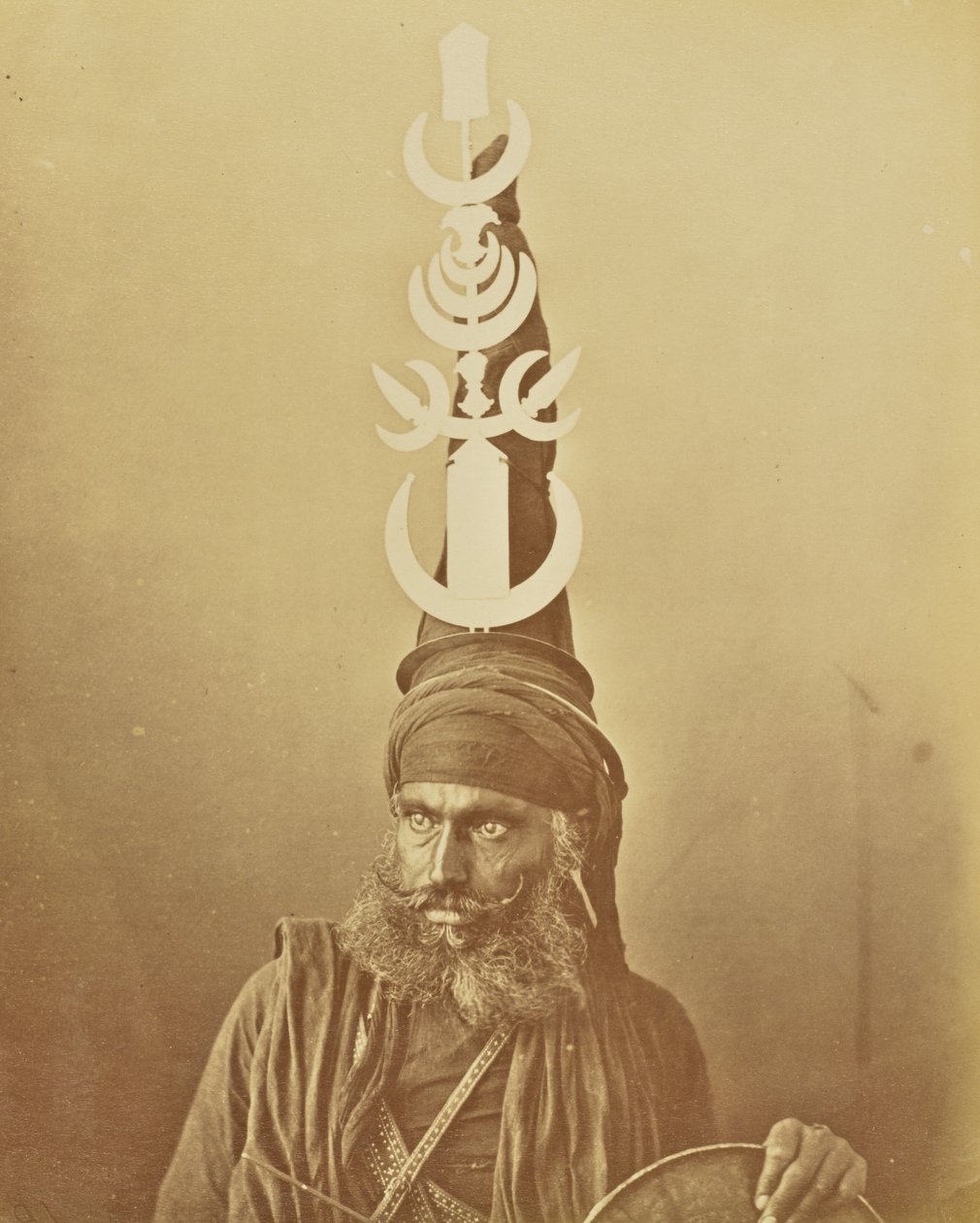 [Retrato de um Nihang ou de um Akali] de Willoughby Wallace Hooper