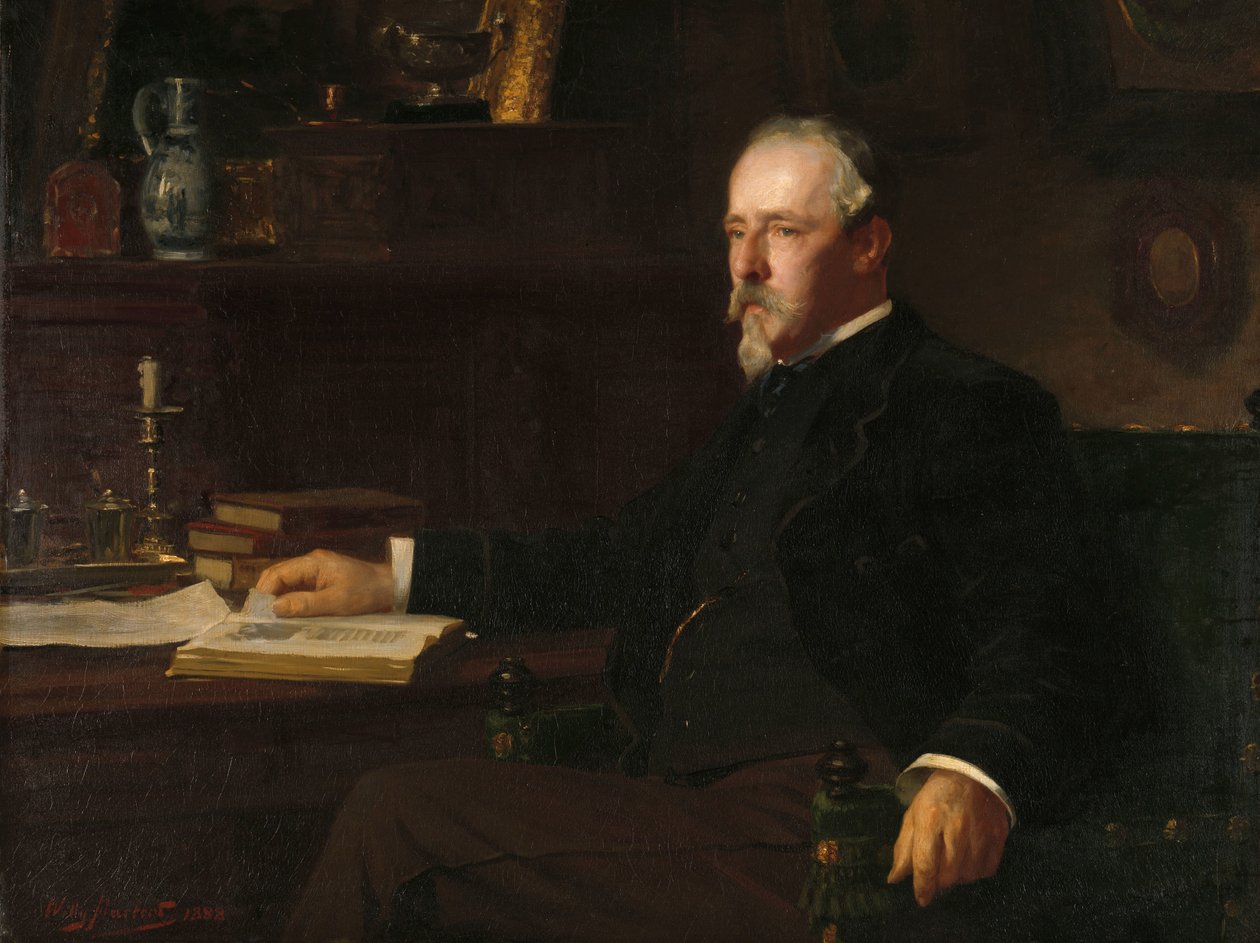 Daniel Franken Dzn (1838-98). Banqueiro e coleccionador de arte de Willy Martens