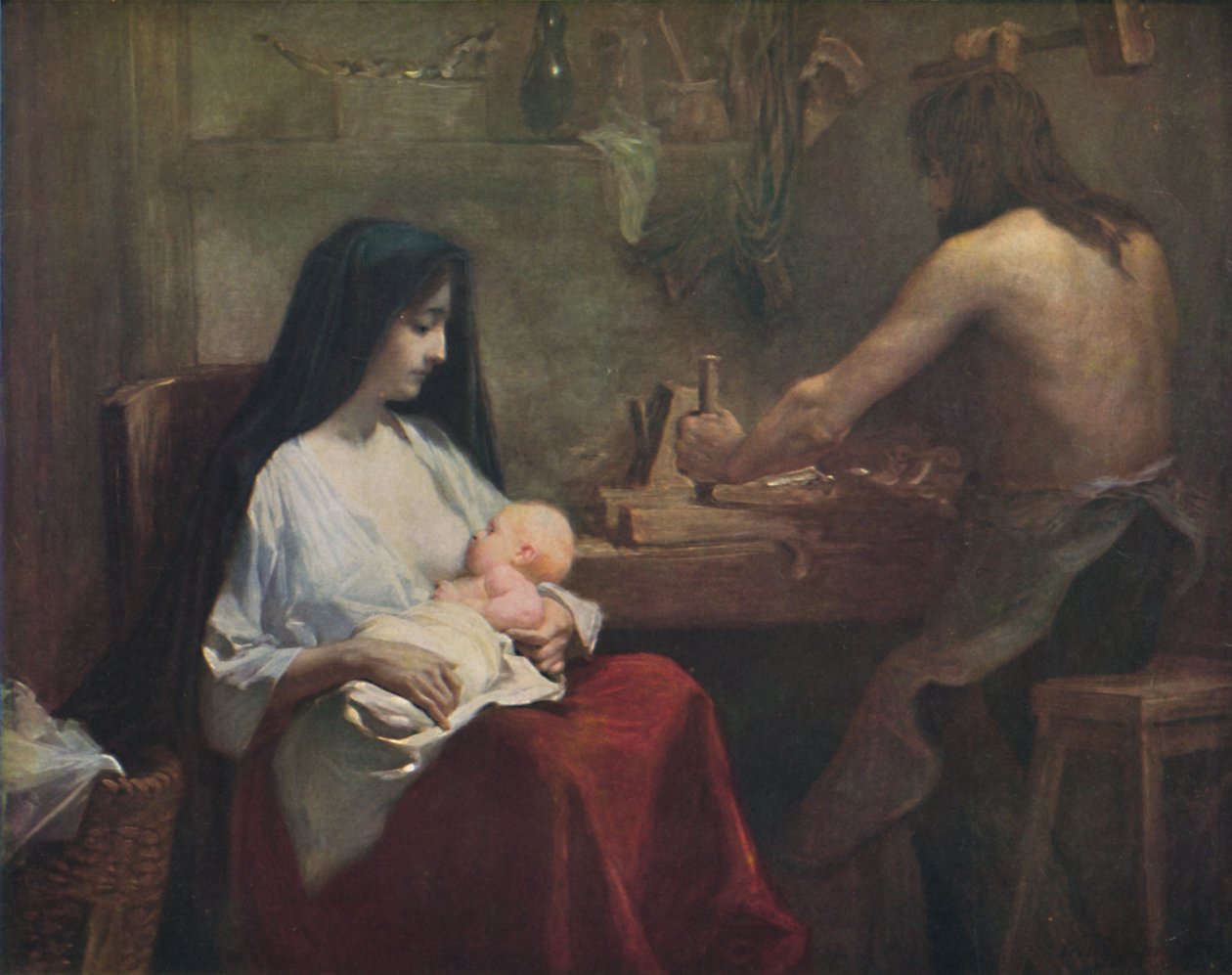 A Sagrada Família, c1888, 1914. de Willy Martens