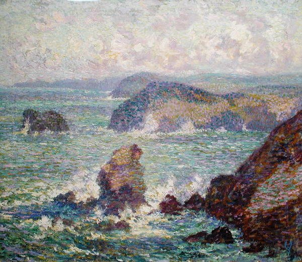 Marine, c.1907 (óleo sobre tela) de Willy Schlobach